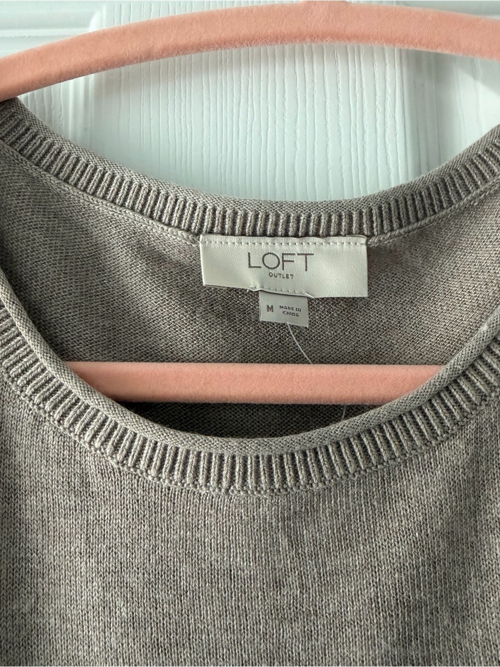LOFT Tan Rollneck Lightweight Tunic Sweater - size Medium - NWT - Picture 4 of 11
